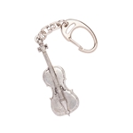 Music Gifts Pewter Keychain Cello