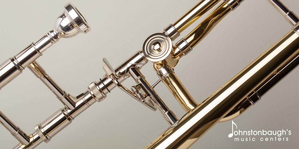 Detailed Feature Image of Courtois Trombone from Johnstonbaugh's Music Centers in Western PA