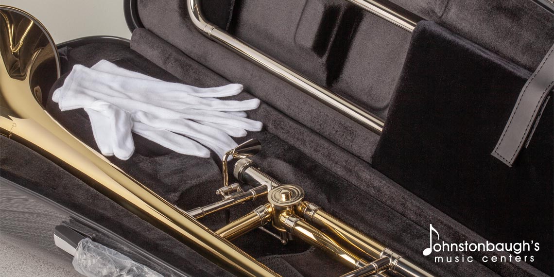 Detailed Feature Image of Courtois Trombone from Johnstonbaugh's Music Centers in Western PA