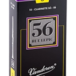VANDOREN CR503 Vandoren 56 Rue Lepic Bb Clarinet Reeds, Strength 3.0, 10-Pack