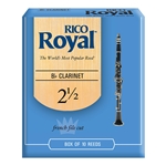 Clarinet Reeds Rico Royal #2.5 Box of 10