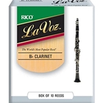 LAVOZ LCRH La Voz Bb Clarinet Reeds, Strength Hard, 10-Pack