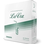 LAVOZ LASRMS La Voz Alto Sax Reeds, Strength Medium Soft, 10-Pack