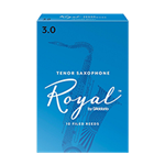 RICO RRTSR3 Rico Royal Tenor Sax Reeds, Strength 3.0, 10-Pack