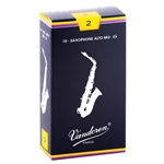 Vandoren Alto Sax Reeds Traditional #2 Box of 10