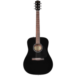 FENDER 0970110206 CD-60 Dreadnought V3 w/Case, Walnut Fingerboard, Black
