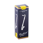 CR1225 Vandoren Bass Clarinet Traditional Reeds Strength #2.5; Box of 5