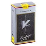 Vandoren Clarinet Reeds V12 #2.5 Box of 10