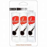 JCR3P Juno Bb Clarinet Reeds, 3-Pack