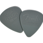 FENDER 986351850 Nylon Picks 351 Shape 0.88mm 12-Count Pick Pack Dark Gray