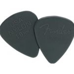 FENDER 986351900 Nylon Picks 351 Shape 1.00mm 12-Count Pick Pack Charcoal