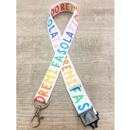 Musically Minted LAN0015 Solfege Lanyard