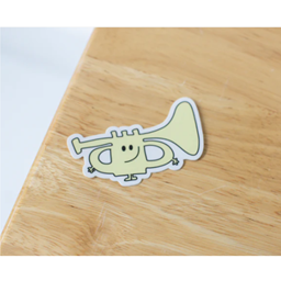 Musically Minted STK0046 Taylor The Trumpet Sticker