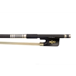 Gatchell Viola Bow 4/4 Braided Carbon Fiber Black