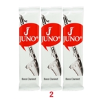Vandoren Bass Clarinet Reeds JUNO #2 Pack of 3