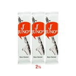 Vandoren Bass Clarinet Reeds JUNO #2.5 Pack of 3