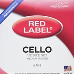 Supersensitive Red Label Cello String 1/2 Set