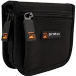 Pro Tec Trombone Mouthpiece Pouch Nylon Black 2 piece