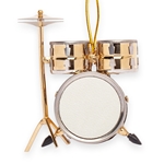 Albert Elovitz Ornament - Drum Set Gold