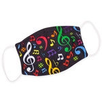 Albert Elovitz Face Mask Multi Notes