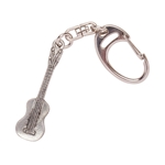 Music Gifts Pewter Keychain Ukulele