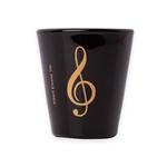 Albert Elovitz Shot Glass - Black/Gold