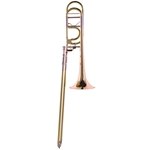 Greenhoe GB4-1G Tenor Trombone with F Attachment and One-piece Gold Brass Bell with Soldered Rim
