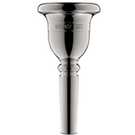 Laskey Classic Tuba Mouthpiece, 32C, American Shank, Silver Plated