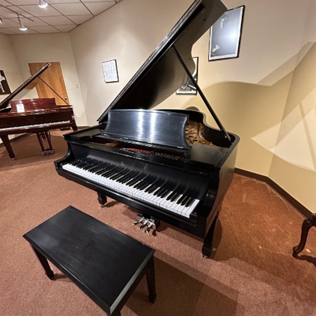 STEINWAY MODELLSE Model L Grand Piano Satin Ebony