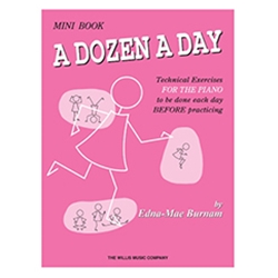A Dozen A Day for the Piano Mini Book