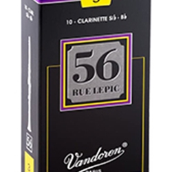 VANDOREN CR503 Vandoren 56 Rue Lepic Bb Clarinet Reeds, Strength 3.0, 10-Pack