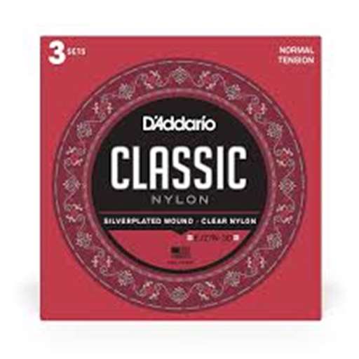 DADDARIO EJ27N Nylon String Set  Silver / Clear Normal
