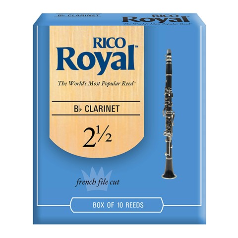 Clarinet Reeds Rico Royal #2.5 Box of 10