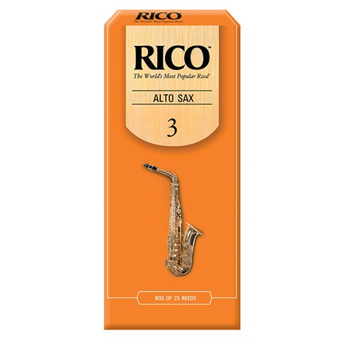 Alto Sax Reeds Rico #3 Box of 25