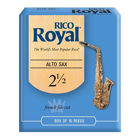 Alto Sax Reeds Rico Royal #2.5 Box of 10