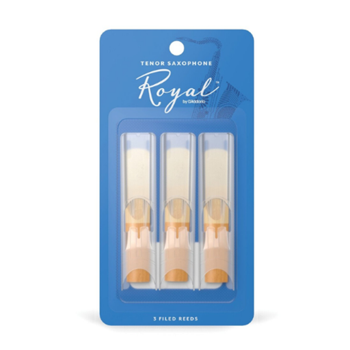 RICO RKB0325 Rico Royal Tenor Sax Reeds, Strength 2.5, 3-Pack