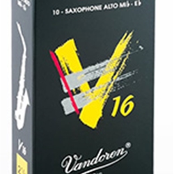 VANDOREN SR7225 Vandoren V16 Tenor Sax Reeds, Strength 2.5, 5-Pack
