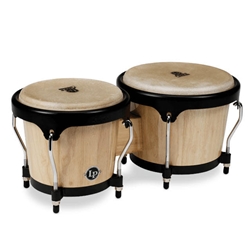 LPA601AW LP Aspire Bongos Natural Finish