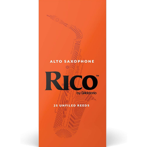 RICO RASR3 Rico Alto Sax Reeds, Strength 3.0, 25-Pack
