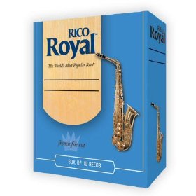 RICO RRASR2 Rico Royal Alto Sax Reeds, Strength 2.0, 10-Pack
