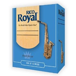 RICO RRASR25 Rico Royal Alto Sax Reeds, Strength 2.5, 10-Pack