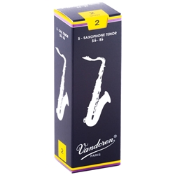 Vandoren Tenor Sax Reeds Traditional #2 Box of 5