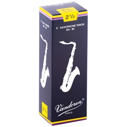 Vandoren Tenor Sax Reeds Traditional #2.5 Box of 5