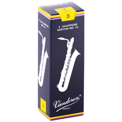 Vandoren Bari Sax Reeds Traditional #3 Box of 5