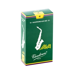 SR264 Vandoren Alto Sax Java Reeds Strength #4; Box of 10