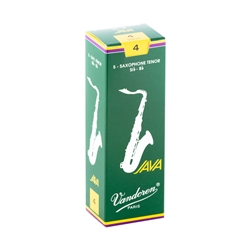 SR274 Vandoren Tenor Sax Java Reeds Strength #4; Box of 5