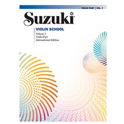 Suzuki Violin School Violin Part Volume 7
