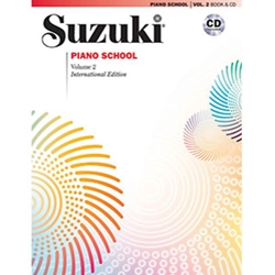 Suzuki Piano School Piano Part Volume 2 Book with CD