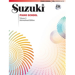 Suzuki Piano School Piano Part Volume 3 Book with CD
