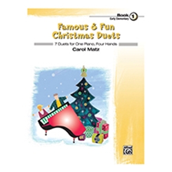 Famous & Fun Christmas Duets Book 1 Early Elementary